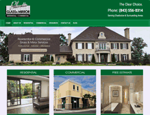 Tablet Screenshot of palmettoglassinc.com